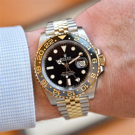 rolex gold steel gmt|Rolex gmt master oystersteel.